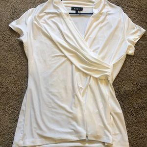 DKNY White Blouse size XL